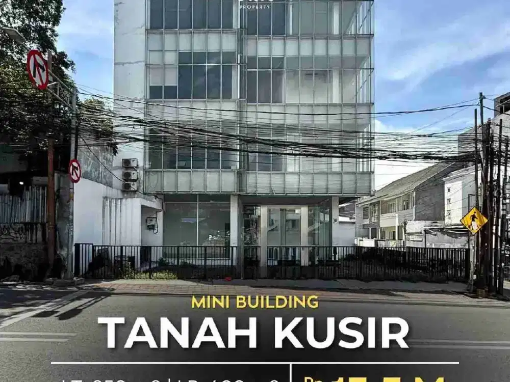 KOMERSIL AREA, POSISI HOEK, MINI BUILDING 4,5 LANTAI di TANAH KUSIR JAKARTA SELATAN