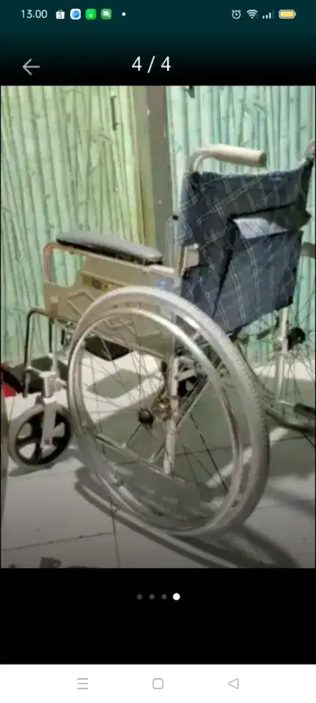 Kursi roda siap pakai