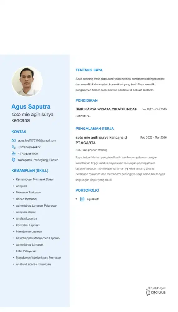 Cari kerjaan yg lagi butuh karyawan