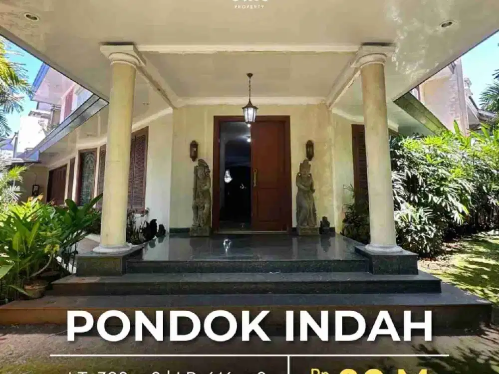DEPAN TAMAN POSISI HOEK di PONDOK INDAH JAKARTA SELATAN