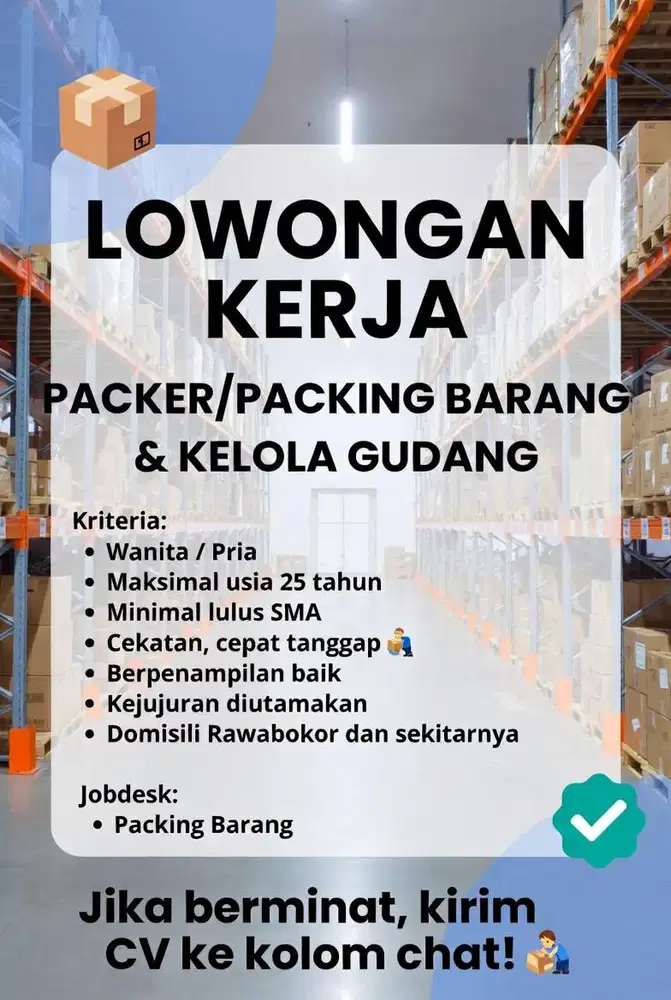 Lowongan kerja packer