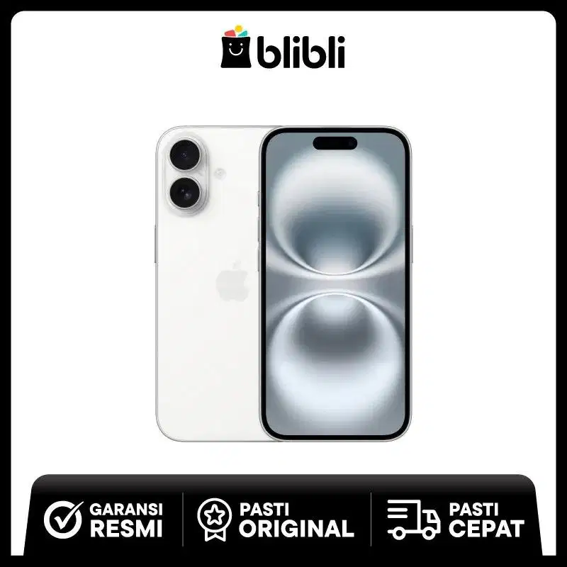 Iphone 16 256 GB White Garansi Resmi Indonesia