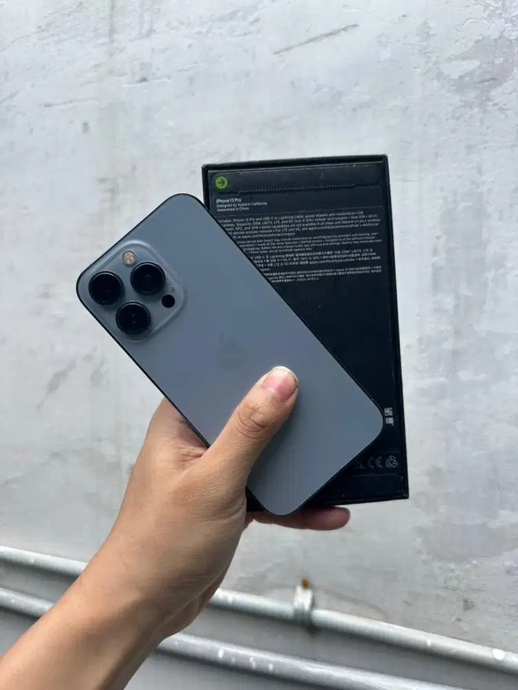 IPHONE 13 PRO 256GB FULLSET ORI SINYAL PERMANENT KEDAFTAR KEMENPERIN