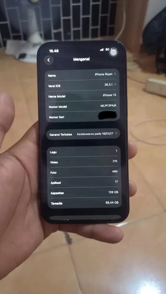 IP 13 basic 128 gb Midnight