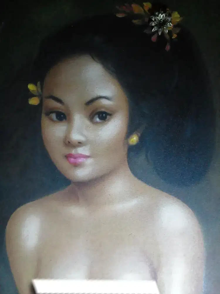 Lukisan lawas gadis desa