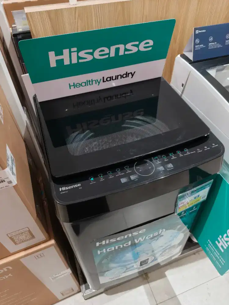 Hisense WM Top Loading 8 KG Gray