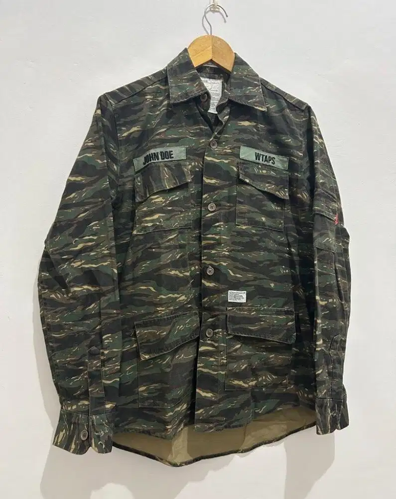 Wtaps bdu camo shirt l/s