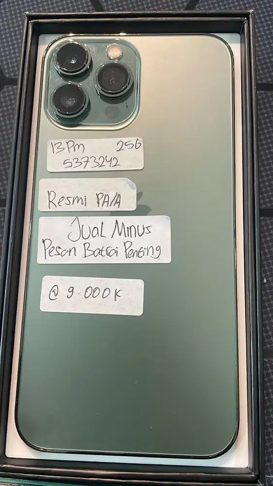 UNIT SALE!!! IPHONE 13 PROMAX SECOND RESMI
