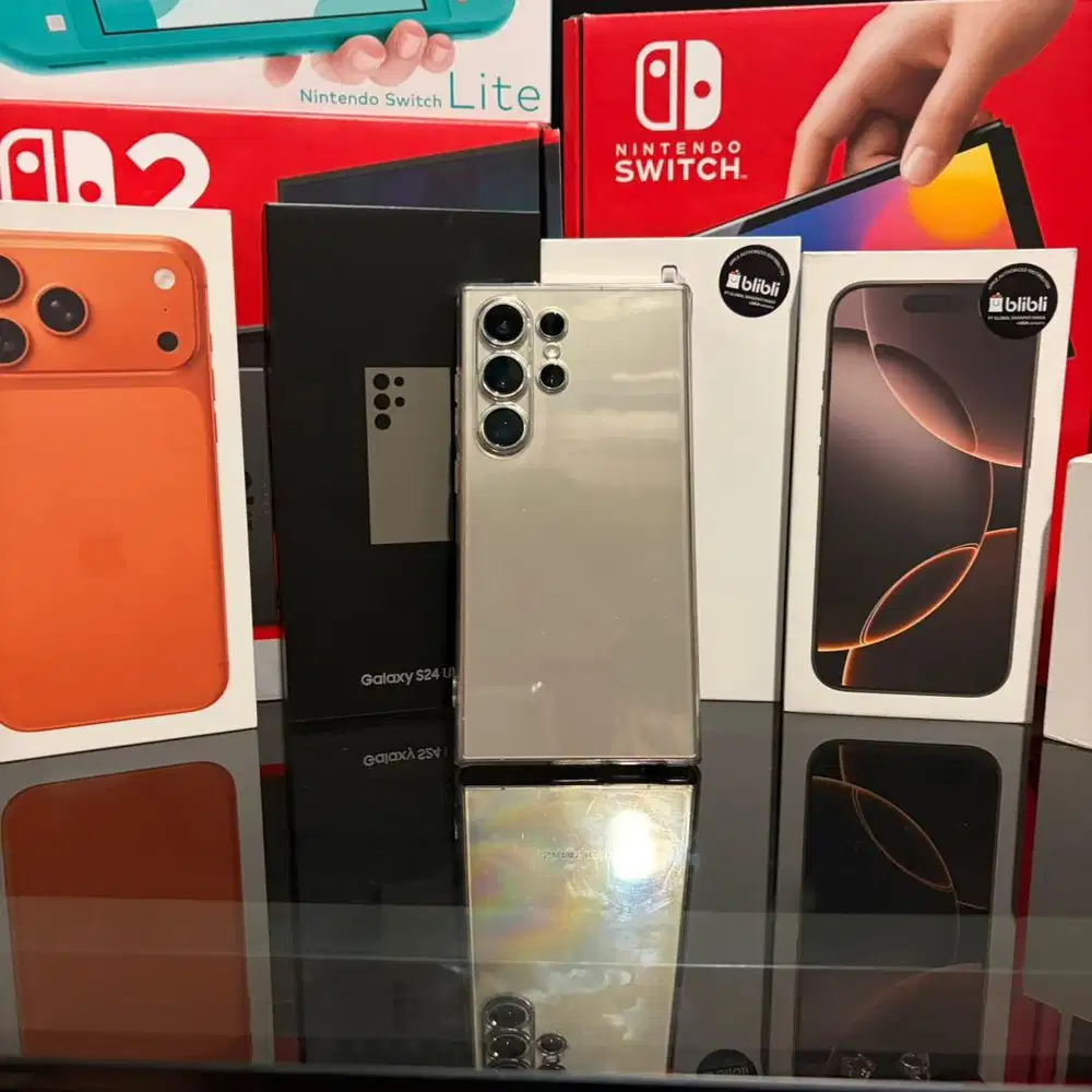 Samsung S24 Ultra 12GB/256GB Titanium Grey Garansi SEIN Murah Bekas