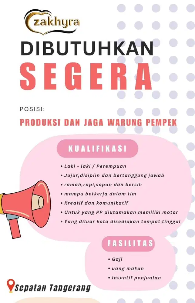 Produksi dan jaga warung pempek