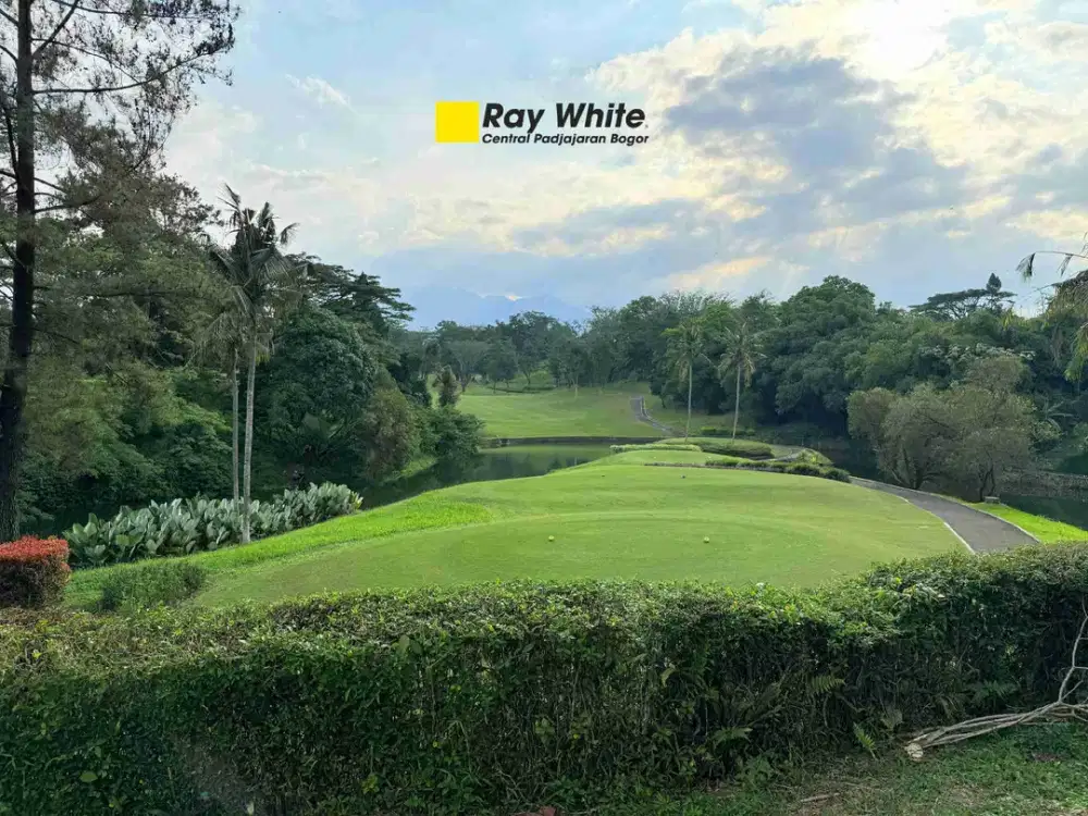 Tanah kavling Golf view dijual di rancamaya golf estate