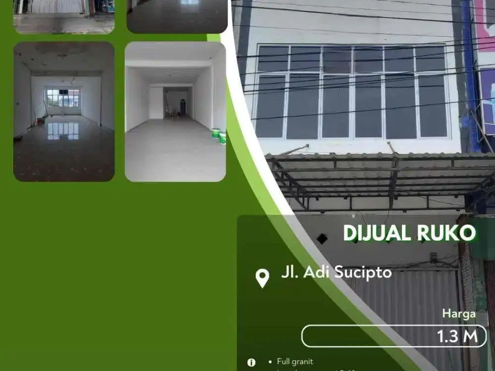 Dijual Ruko 2 Lantai Daerah Adi Sucipto Pekanbaru Kota Siap Huni!