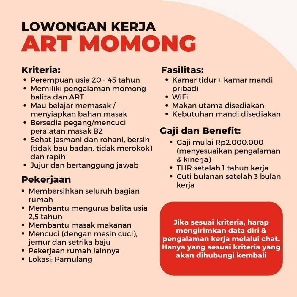 DICARI ART MOMONG MENGINAP