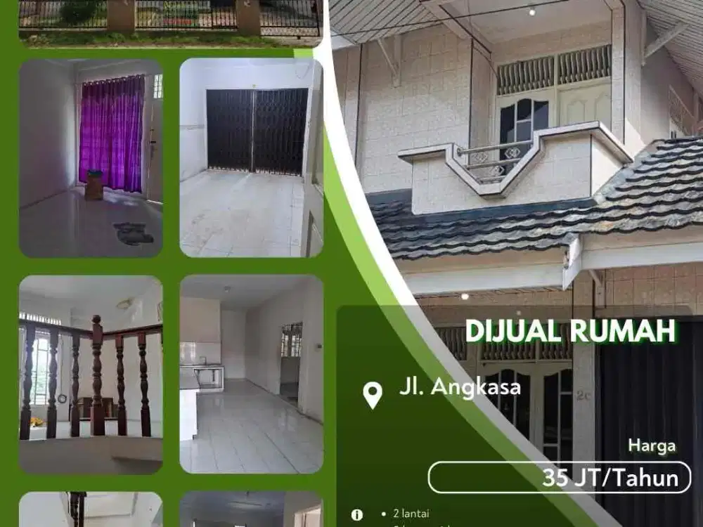 Disewakan Ruko Daerah Angkasa Pekanbaru Kota Siap Usaha!