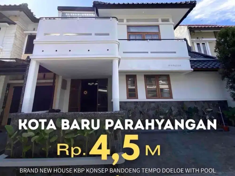 Jarang Ada ‼️Rumah Bandung Tempo Doeloe plus Kolam Renang harga masuk diakal  di Kota Baru Parahyangan Bandung