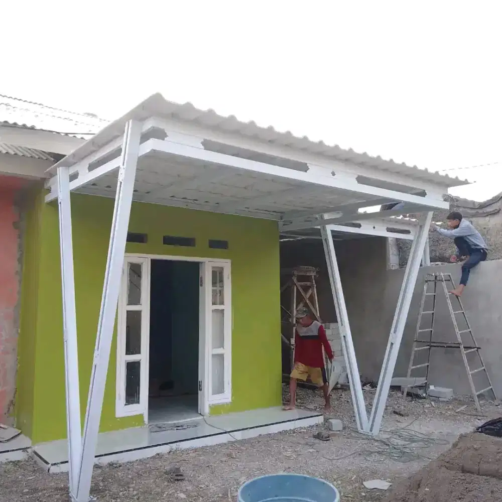 Dekorasi teras atap baja ringan