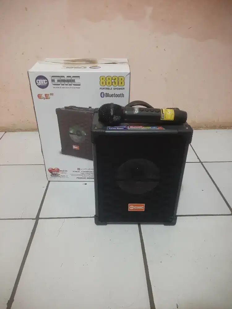Speaker gmc bluetooth karaoke