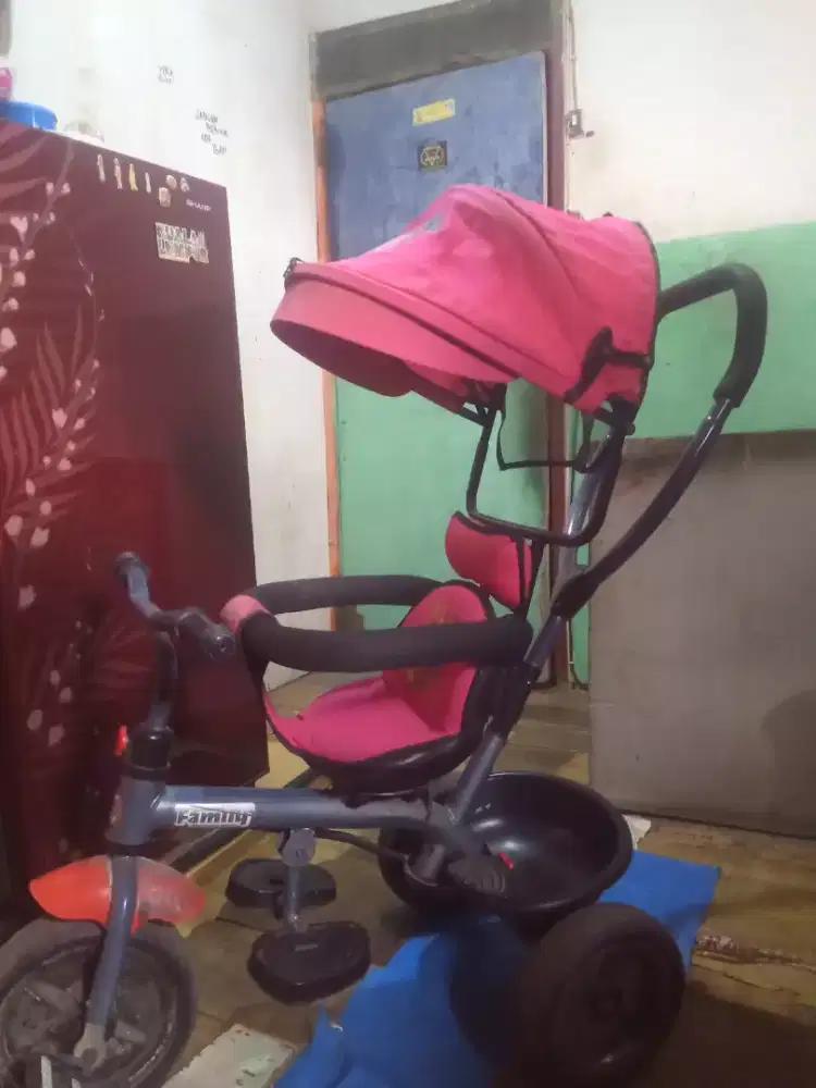 Di jual cepat sepeda anak roda 3.