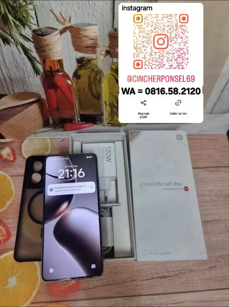 Jual hp Xiaomi 14T pro 12/512 LIKENEW istimewa grns MEI 2027 BH 100%