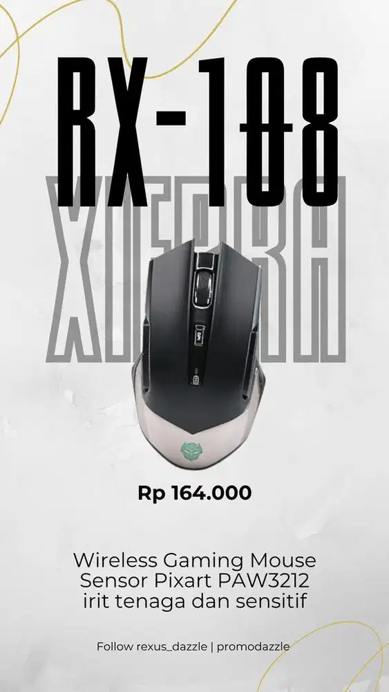 Mouse Gaming rexus Rx-108