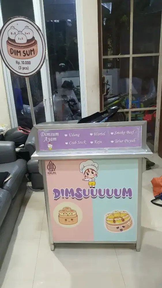 Meja stand lipat untuk usaha jualan