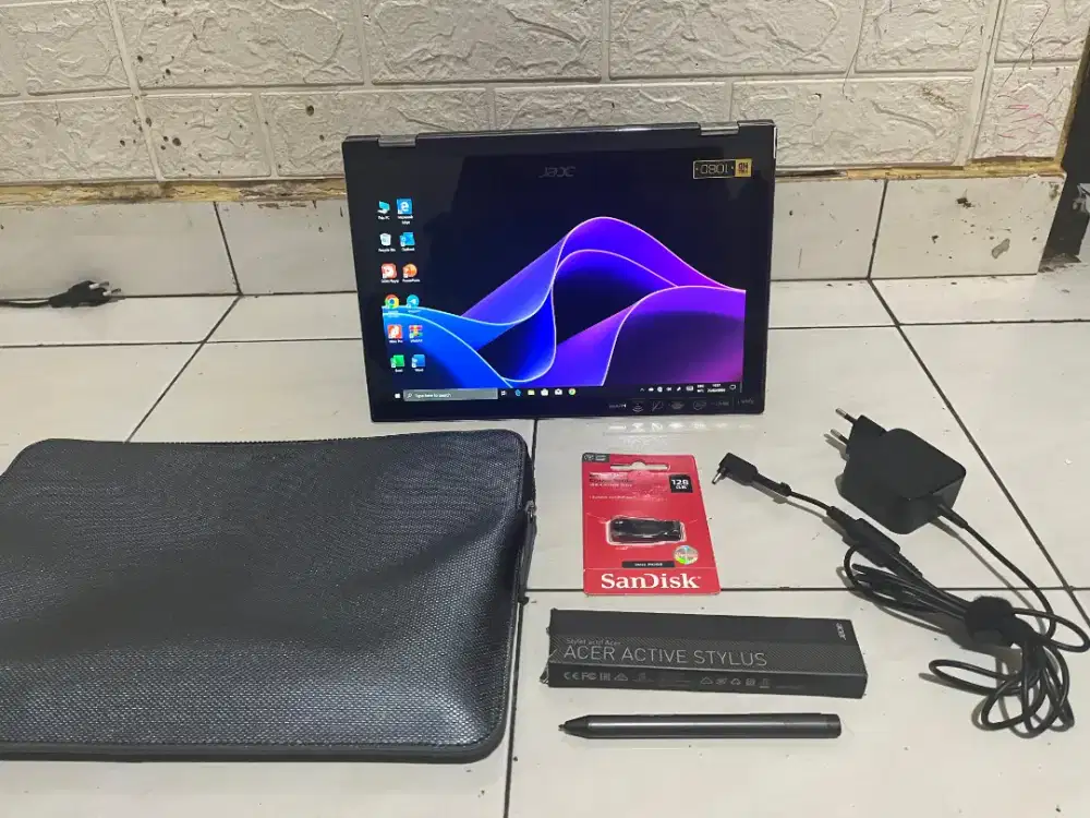 Dijual Laptop 2 in 1 Acer Spin 1 Intel celeron N4020 ( touchscreen )