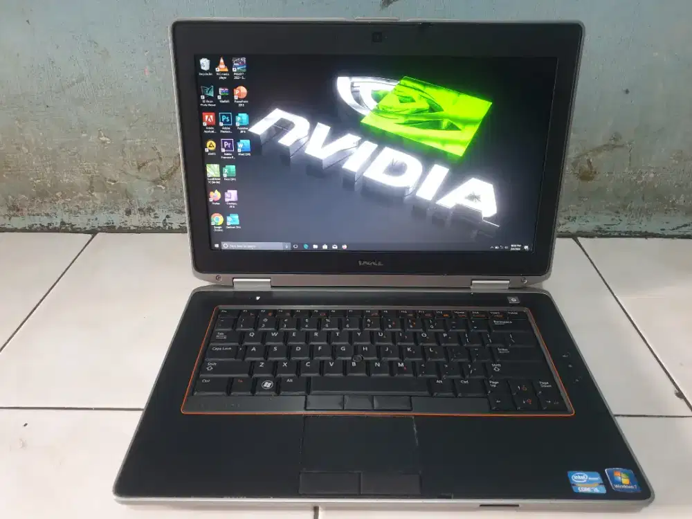 DELL COREI5 DUAL VGA NVIDIA BACKLIT KEYBOARD MULUS NO MINUS