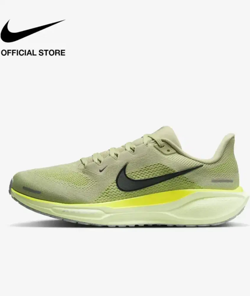 Nike Sepatu Pria Pegasus 41 Road Running - Olive Aura [FD2722-303]