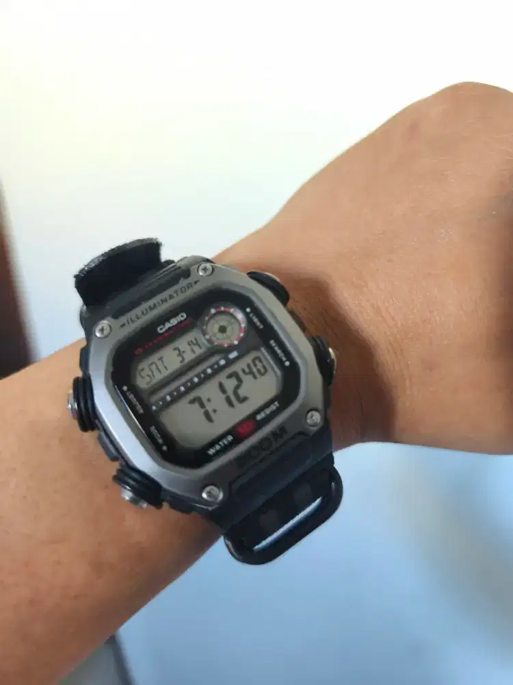 Jual jam pria bekas seken Casio DW 291 bagus mulus siap pakai