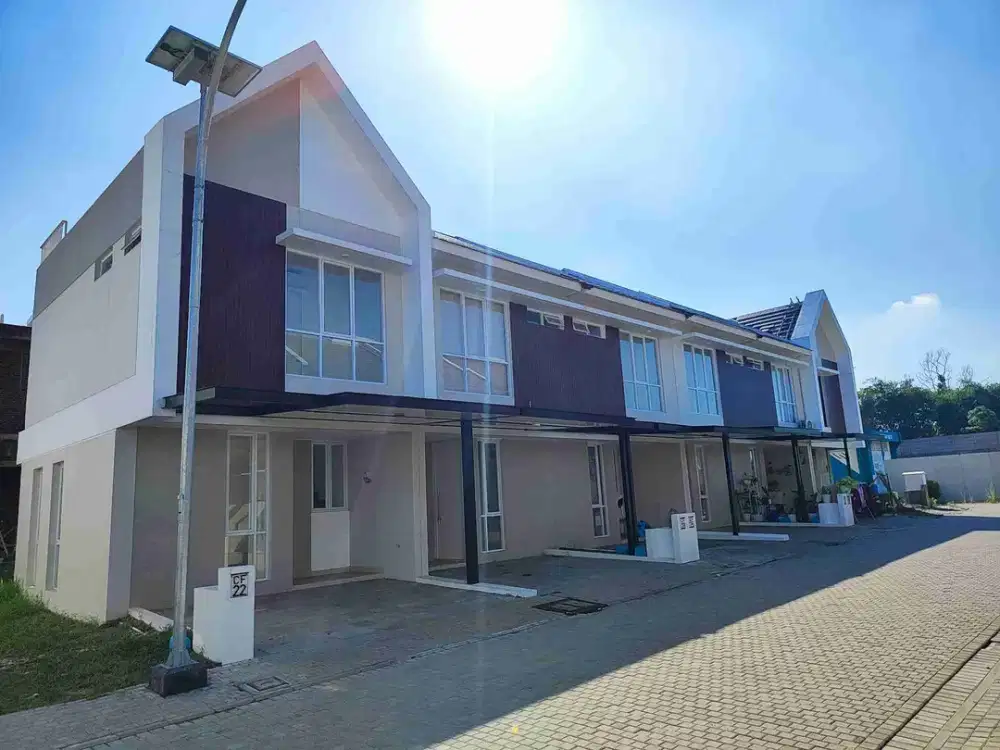 sewa rumah cluster duo corner ada ac talaga bestari tangerang