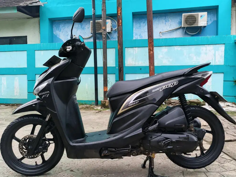 Honda beat pop fi esp 2015 stater halus bodi mulus siap gas