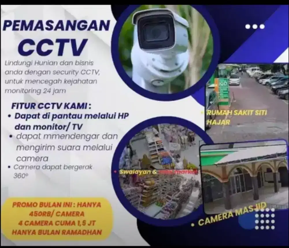 Pemasangan  CCTV hemat