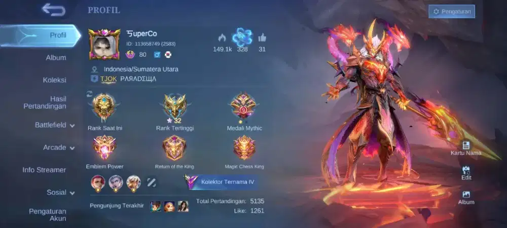 Akun mobile legends murah