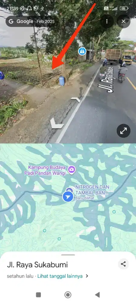 DI JUAL TANAH PINGGIR JALAN NASIONAL CIANJUR SUKABUMI