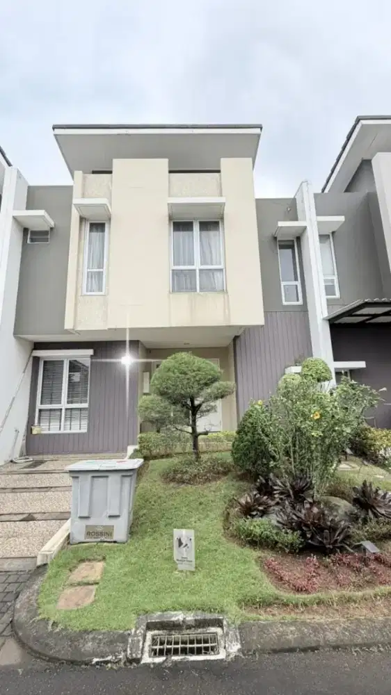 Rumah View Danau full furnished Di Cluster Rossini Gading Serpong