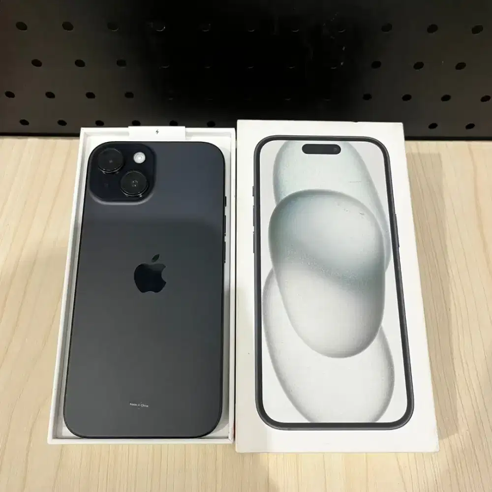 iPhone 15 128 BH 100 resmi ibox di Eleven cell