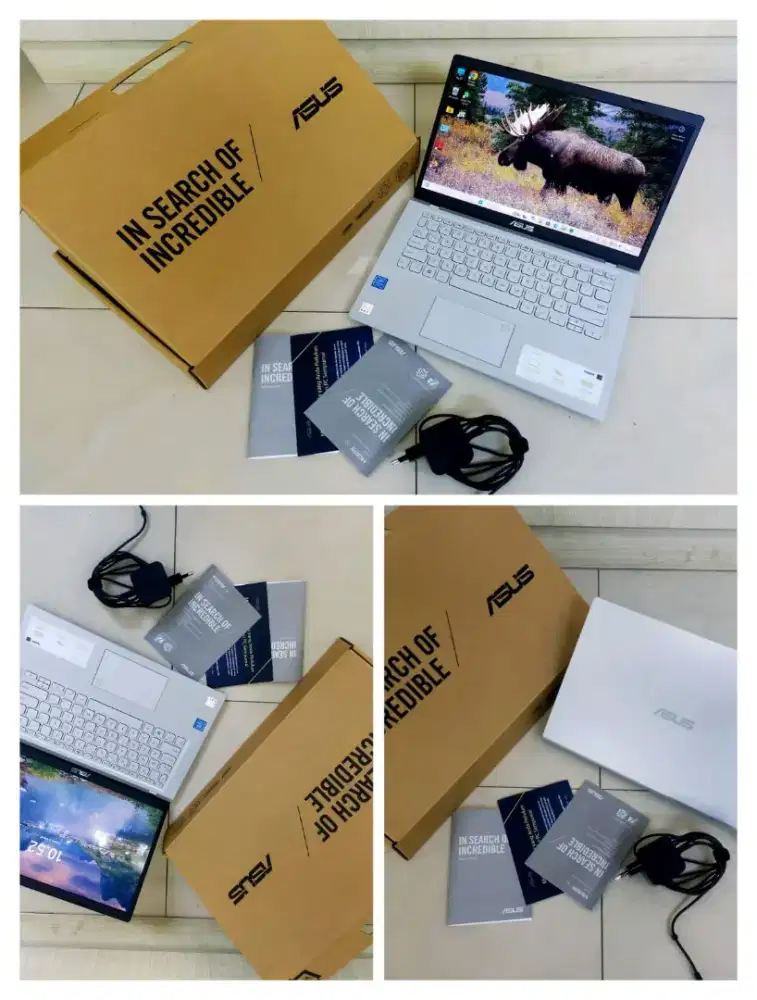 Dijual laptop Asus Vivobook A416M intel n4020 ram 8GB SSD 256GB Lngkp
