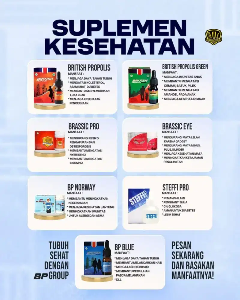 Solusi menuju sehat pilihlah suplemen / obat yang tepat