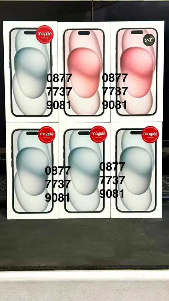 BNIB IPHONE 15 128 GB GARANSI RESMI - BARU