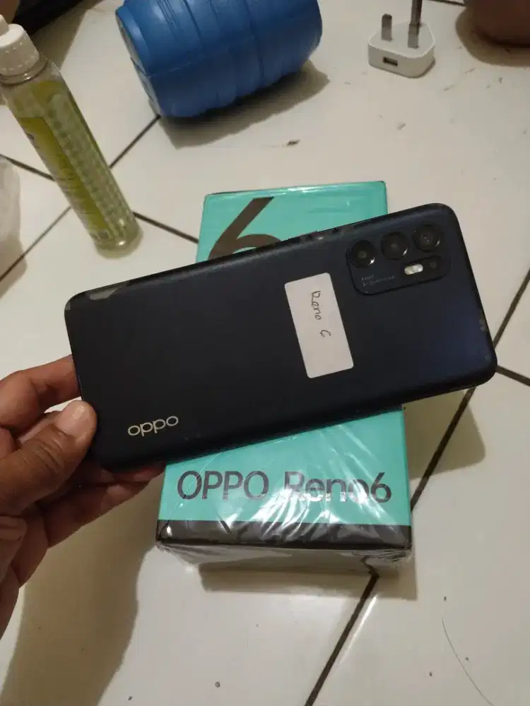 Oppo Reno 6   8/128   minus Fingerprint off selebihnya normal
