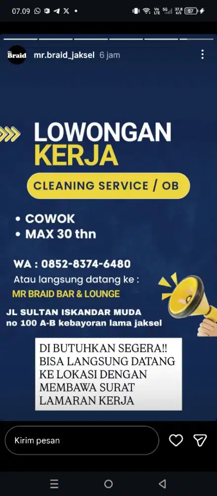 Di butuhkahkan cepat ob untuk di bar