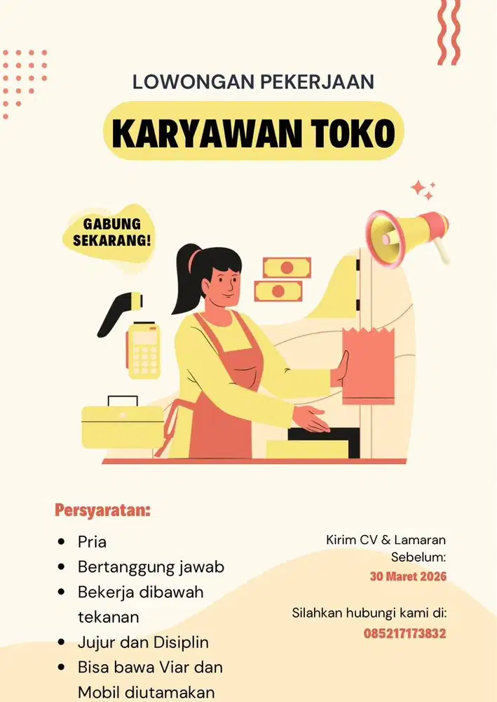 Karyawan Toko Sembako