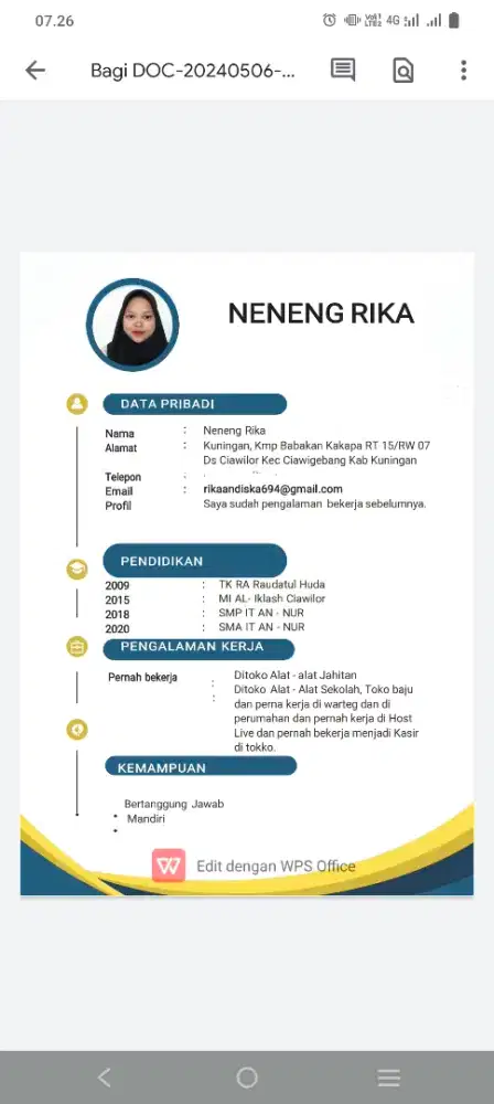 Nyari kerjaan sebagai art