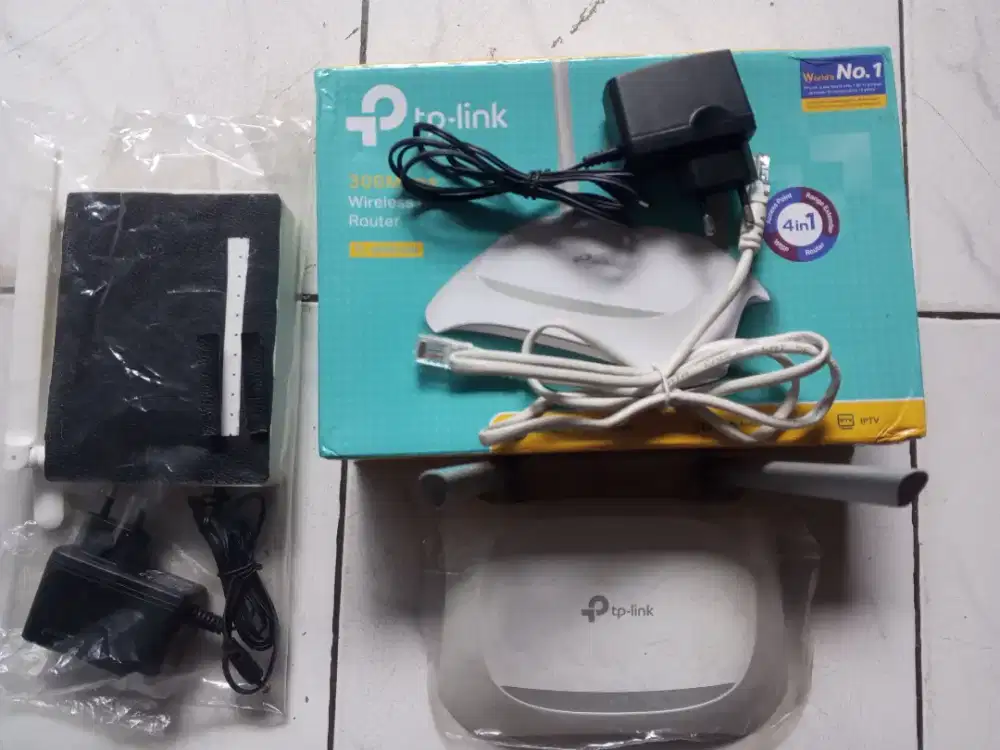 Router TP_LINK TL-WR840N & Router Xpon SFM S2K-676