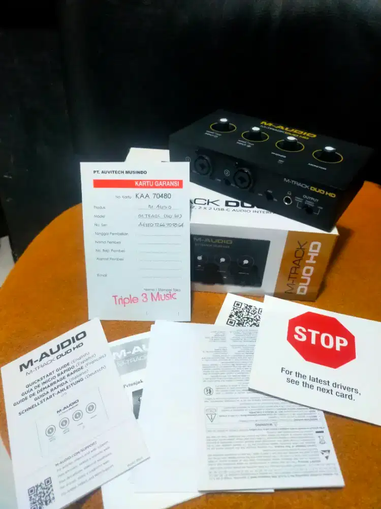 Soundcard M-Audio M Track dua HD