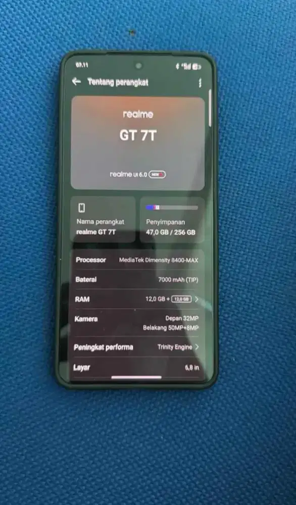 Realme GT 7T ram 12/256