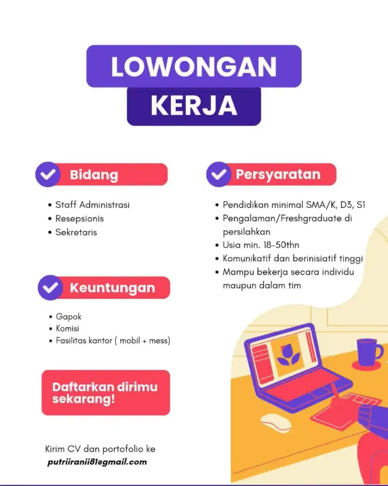 Lowongan pekerjaan Jakarta Selatan