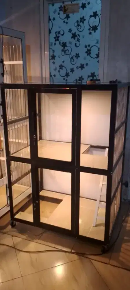 kandang kucing alumunium mewah