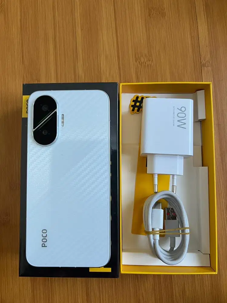 Poco F7 White 12/512GB Garansi Resmi Fullset Second