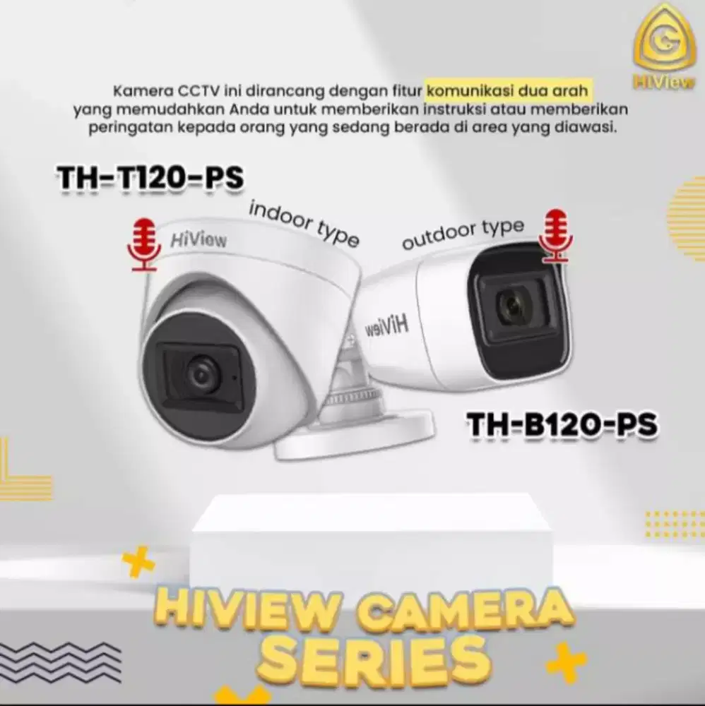 paket cctv hiview audio 2mp
